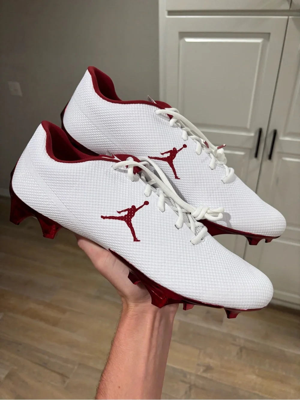 Jordan Vapor Edge Speed 360 Oklahoma Sooners PE Men’s Size 14.5 Football Cleats